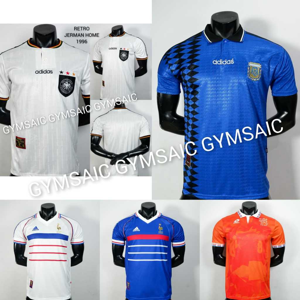 KATALOG NEGARA RETRO  - JERSEY RETRO FRANCE HOME AWAY 1998 98