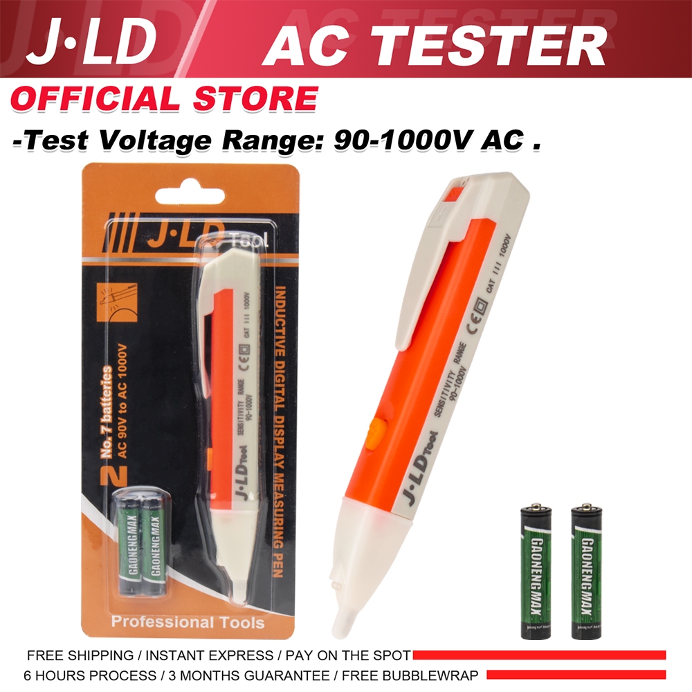JLD Tespen Otomatis Bunyi Pendeteksi Digital Multifungsi Non Contact AC Breakpoint tester