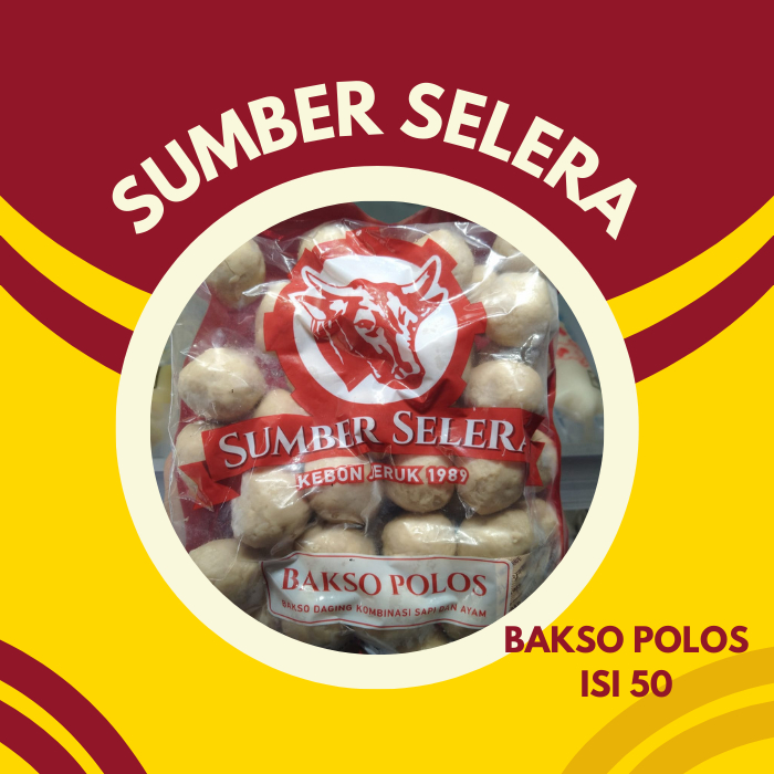 

sumber selera bakso polos isi 50