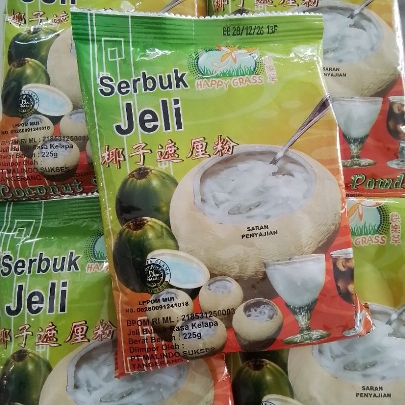 

Happy Grass Serbuk Jeli Rasa Kelapa 225gr
