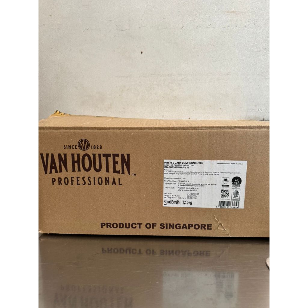 

van houten coklat coin/coklat dark compound coin repack
