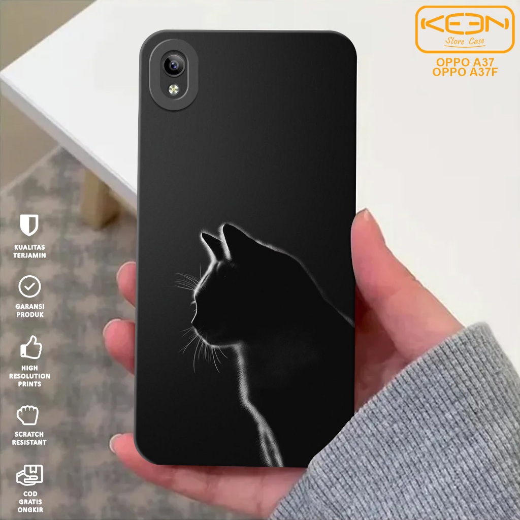 Case Oppo A37/A37F - Softcase Oppo A37/A37F Motif Kucing - Casing Hp Oppo A37/A37F - Case Hp - Softc