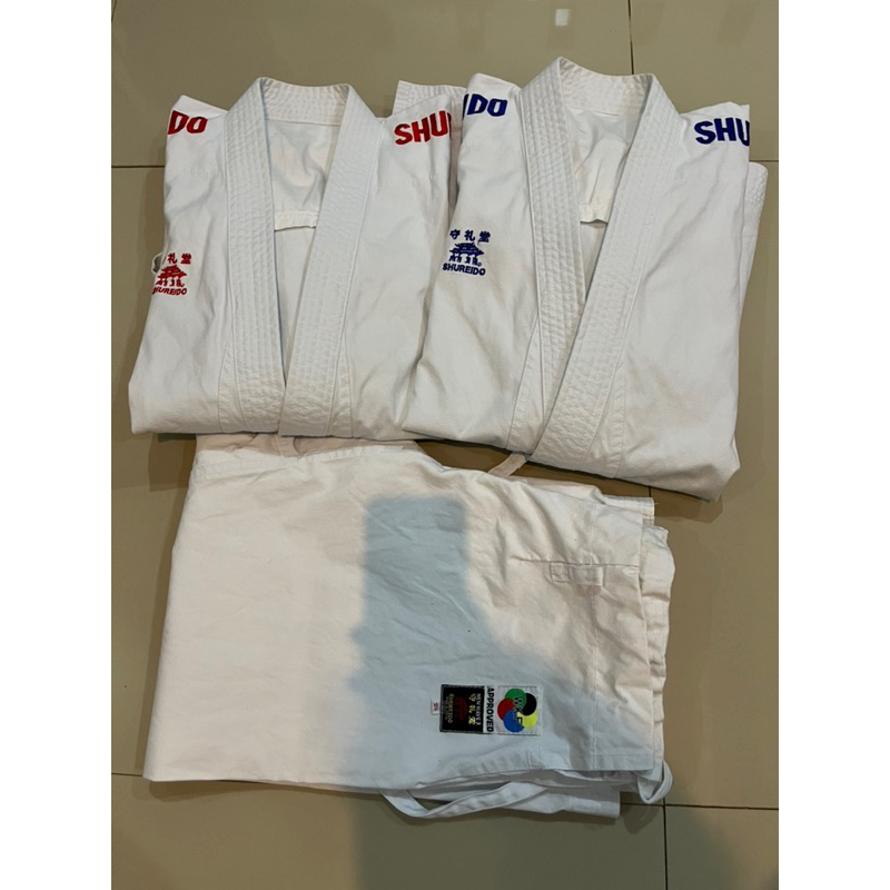 baju karate kata merk shureido size 155