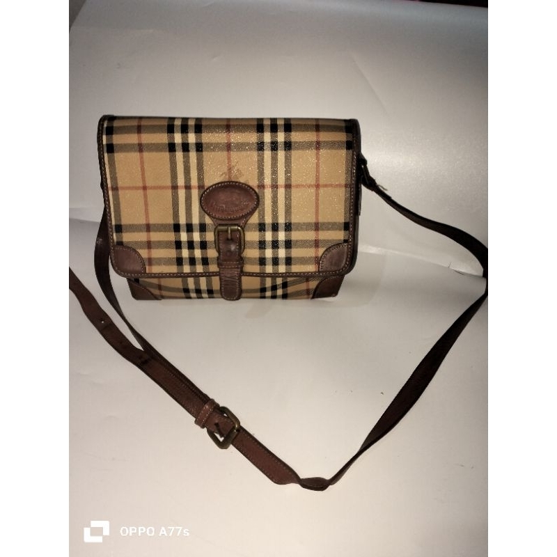 tas Kotak Burberry preloved