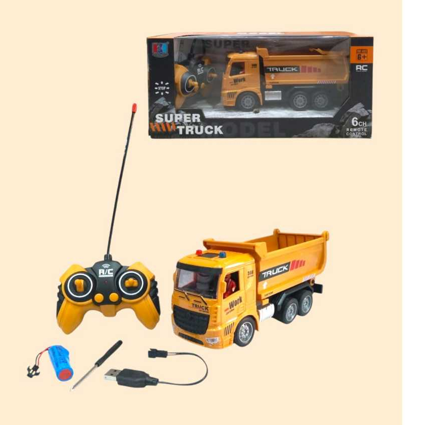 Mainan RC Super Truck Dump , Mainan Anak RC Dump Truck, & Dumper Truck
