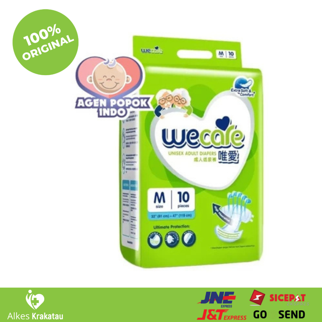 Popok Dewasa We Care Tipe Perekat Isi 10 We Care Adult Diaper Uk M