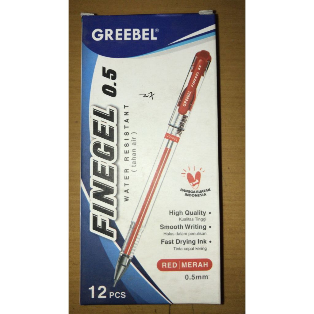 

BOLPEN FINE GEL 0,5MM WATER RESISTANT