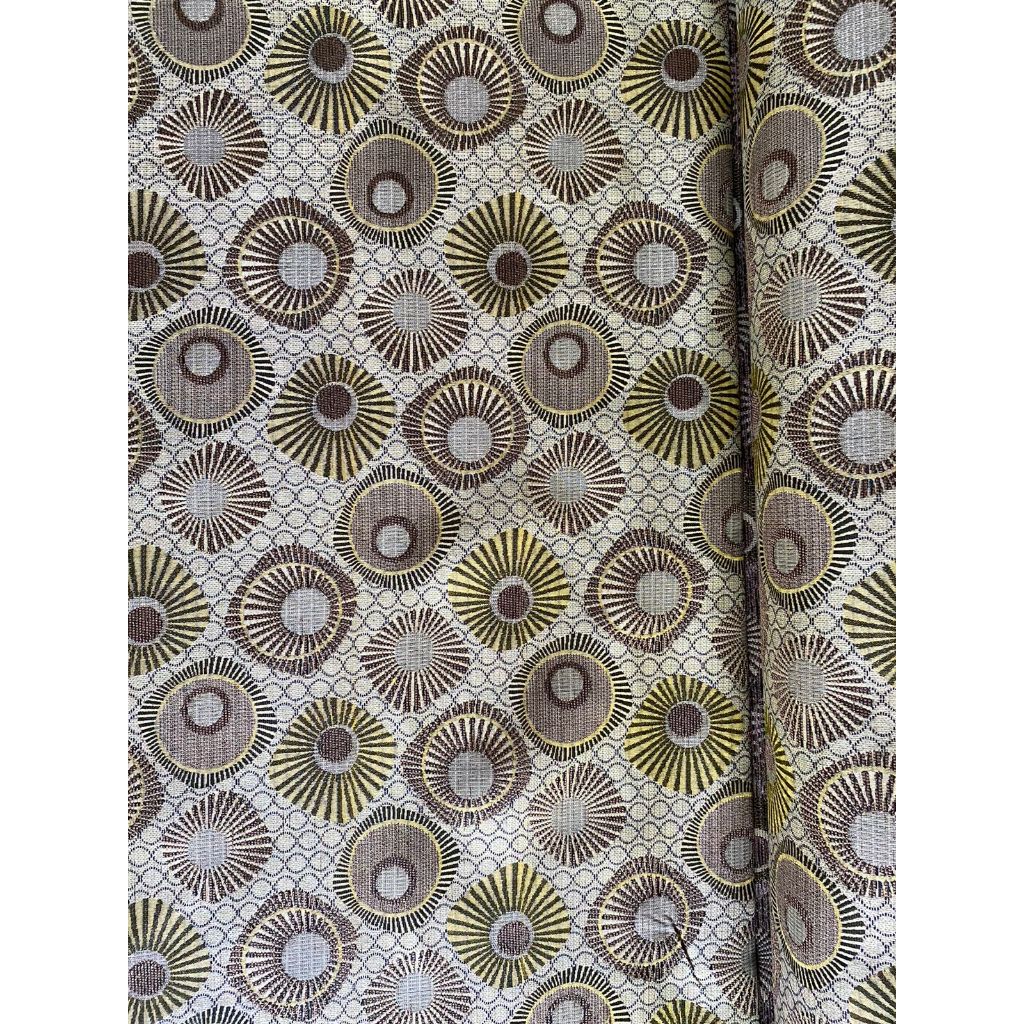 Bahan Kain Chenil Sofa Motif Bulat // Kain Sofa Kursi Minimalis // Kain Chenille Motif bulat