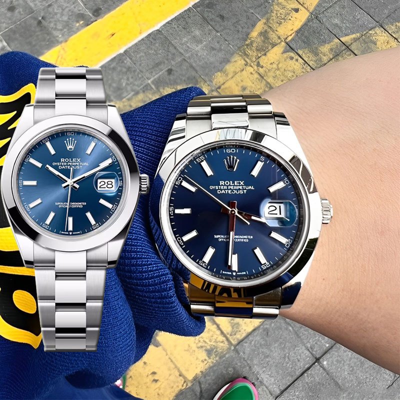 【100% ASLI】Original Jam tangan Rolex Datejust M126300-0001 Automatic 18CT Teflon material 41mm Oyste