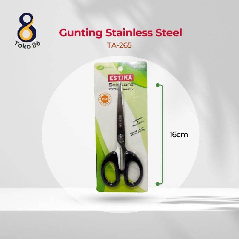 

Gunting Sedang Stainless Steel 6,5″ - 12 PCS