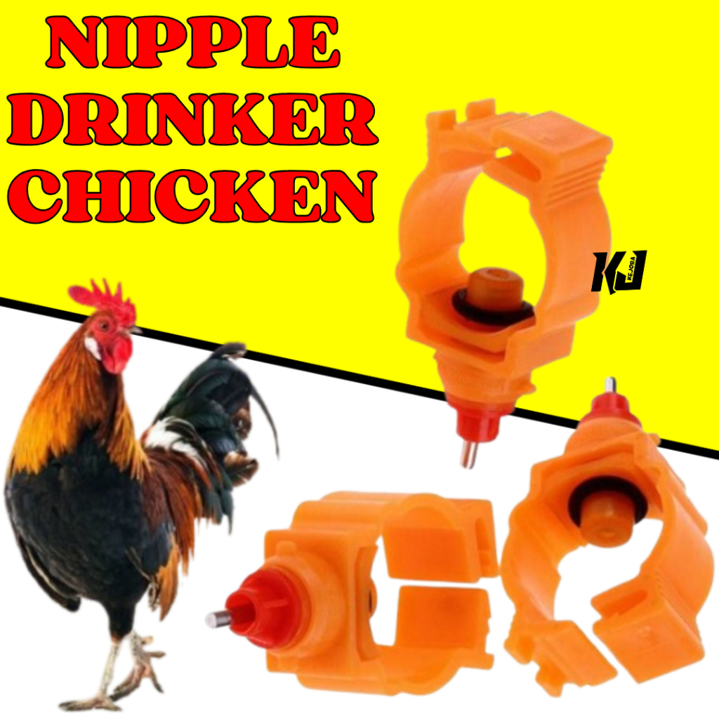 Niple Tempat Minum Ayam Petelur Broiler Puyuh Tanpa Mangkok