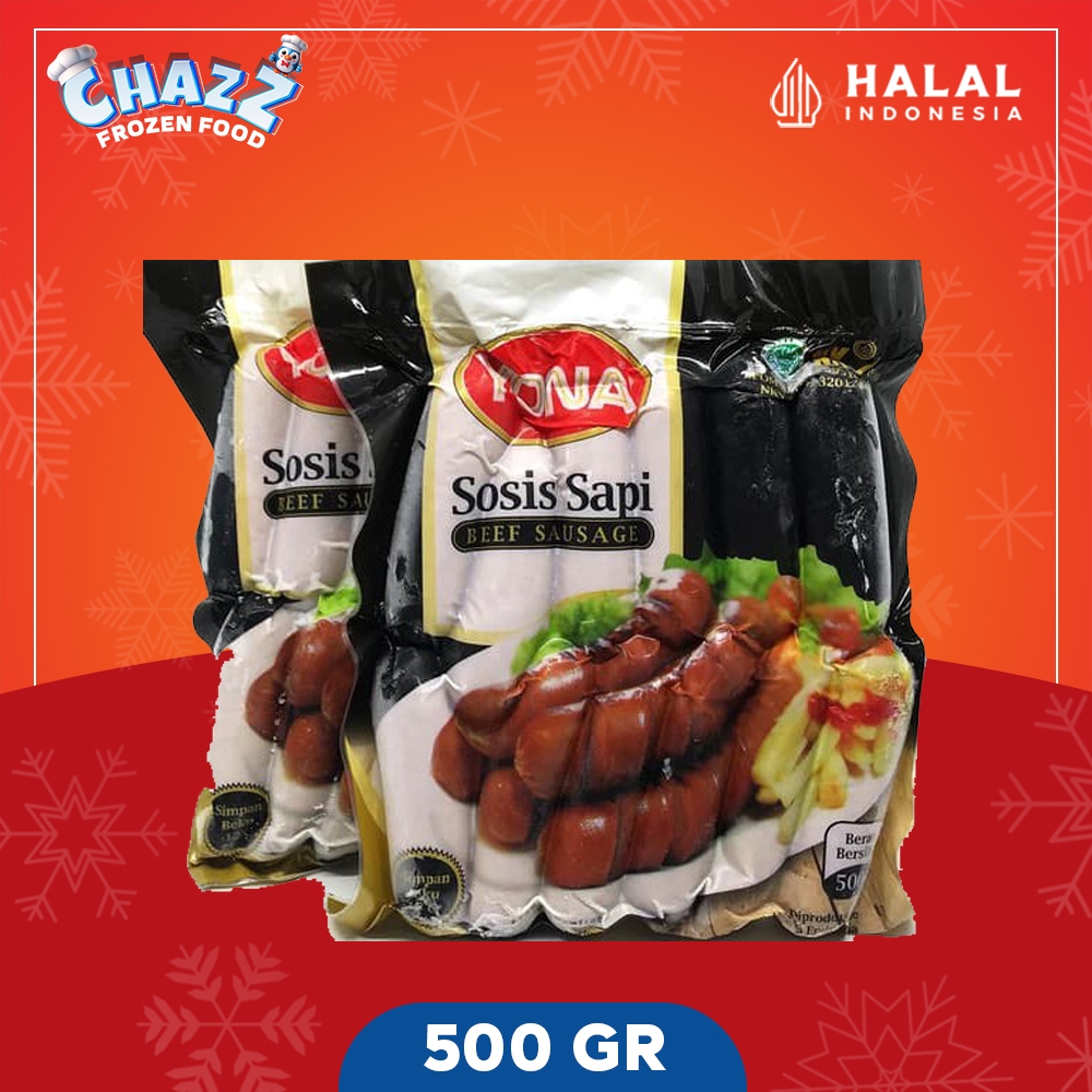 

Yona Sosis Sapi Bakar Mini 500 Gram Isi 12 Harga Reseller