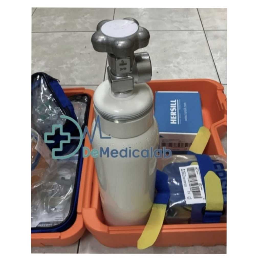 Tabung O2 Oksigen Tabung O2 Oksigen Portable Oxygen Emergency Aluminium Koper Hersill Oxivac II Oxyg