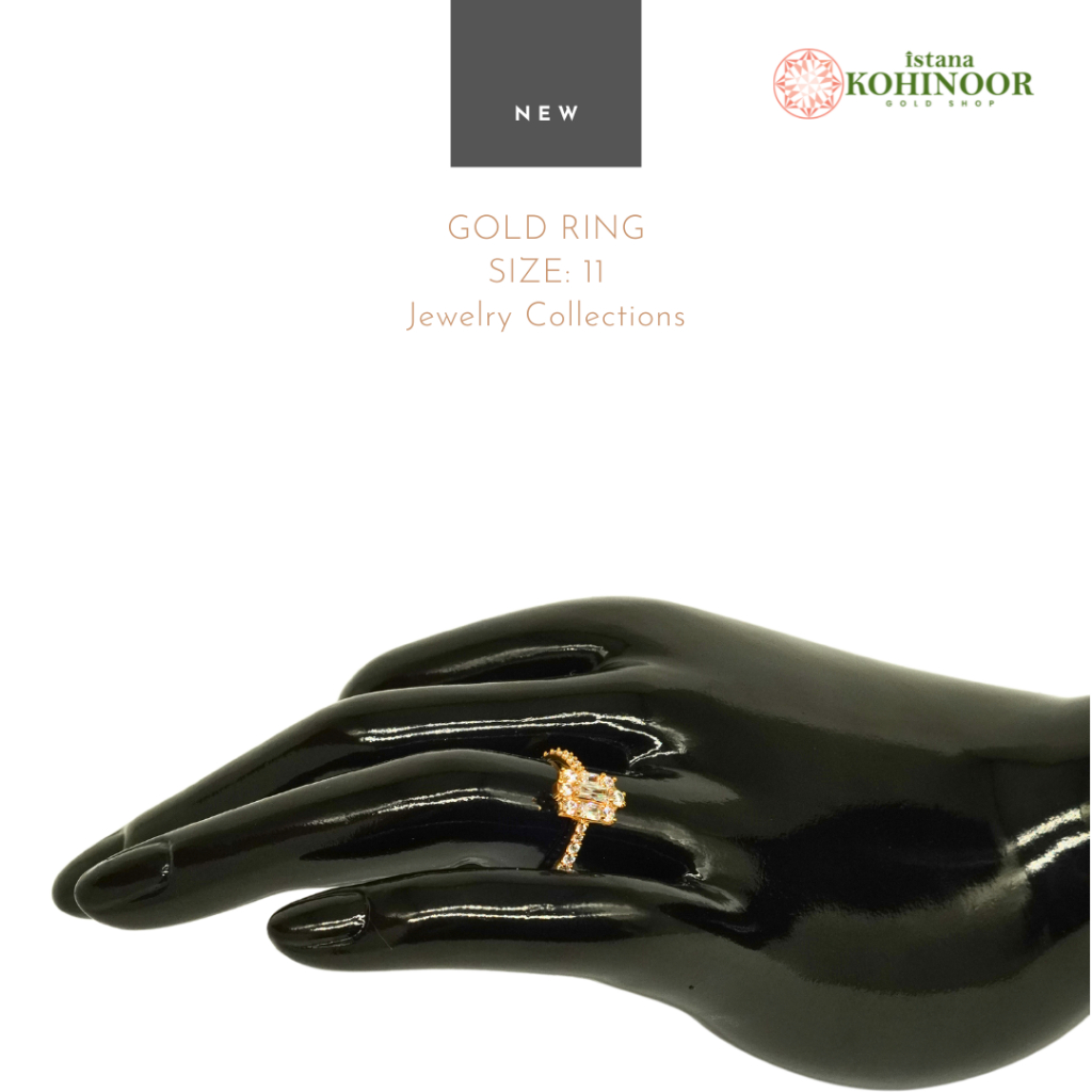 KOHINOOR CINCIN 16K VARIASI NEW EMAS GOLD YELLOW GOLD EMAS