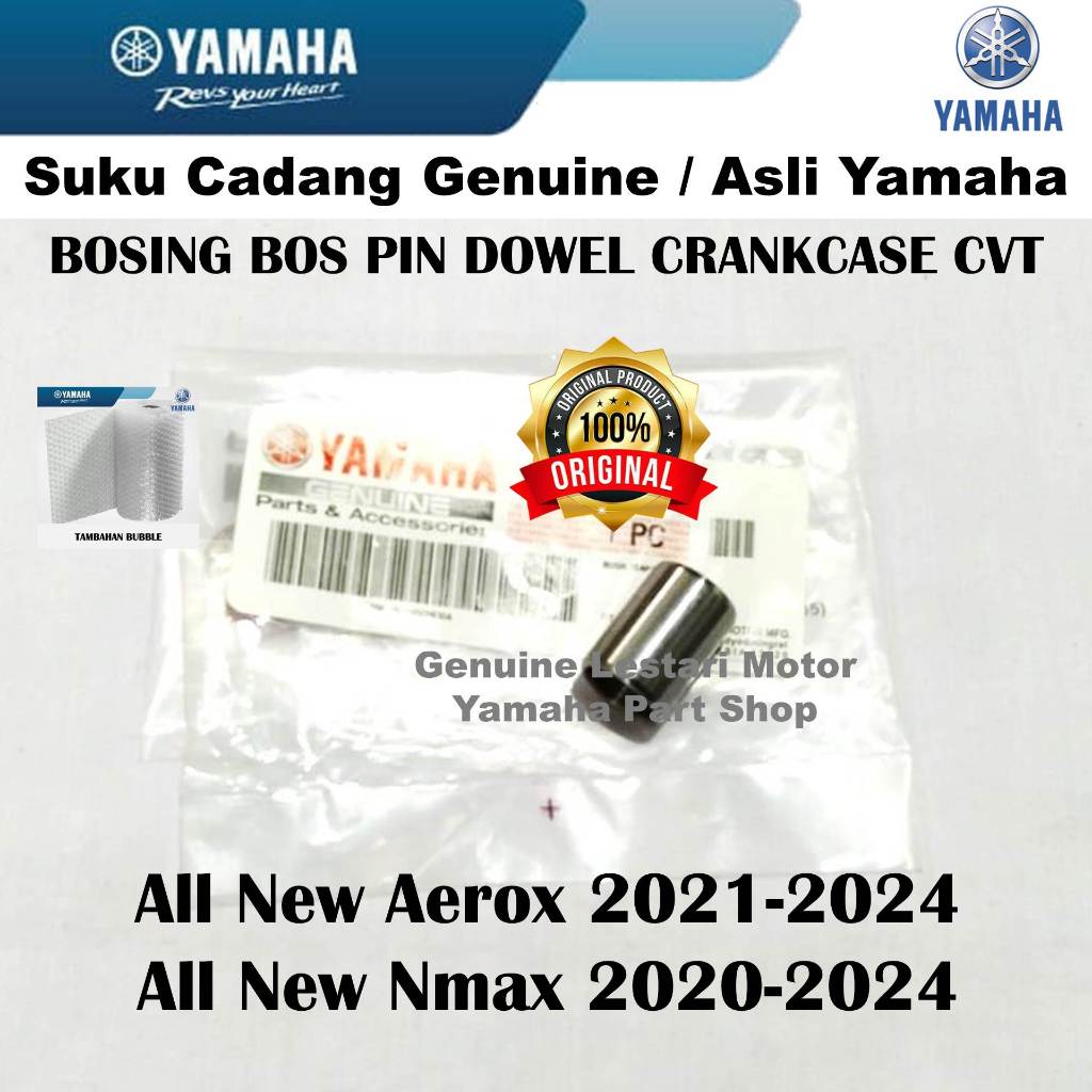 Bosing Bos Pin Dowel Crankcase Cvt All New N Max Nmax Aerox Asli Yamaha Surabaya