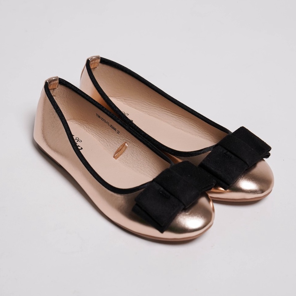 KODE V42N TLTSN OE JENNE Flatshoes Sepatu Wanita Bronze TSN2183C222