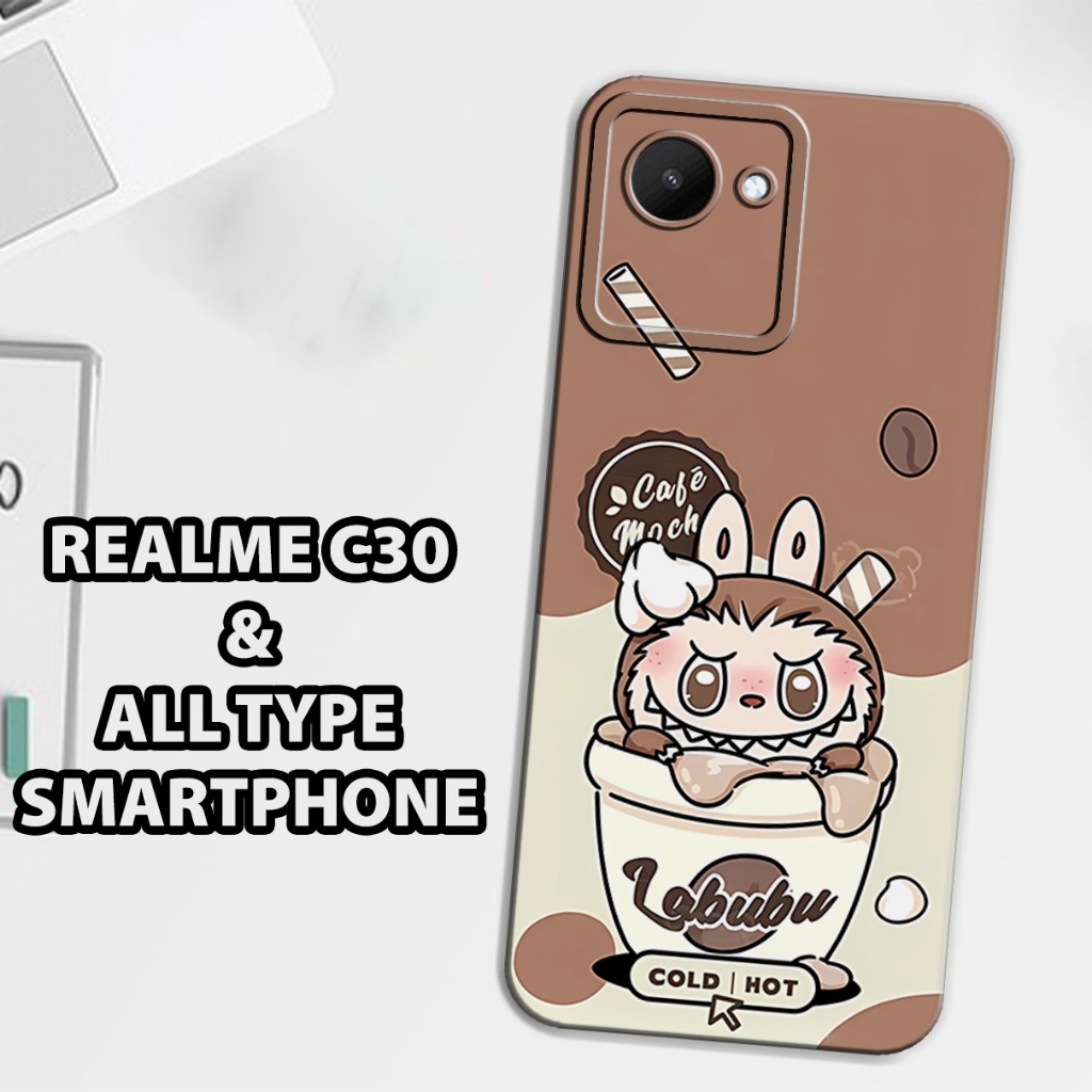 (GC38) Softcase karet Hp REALME C30 | Case Motif Cewek | Case REALME C30 Silikon Tpu Pro Camera | Ke