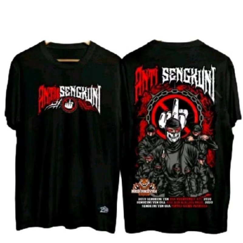 kaos lengan pendek anti sengkuni // kaos anti sengkuni cod