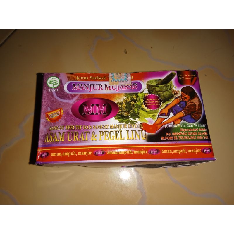 

Manjur Mujarab Serbuk 1 kotak isi 30 bungkus