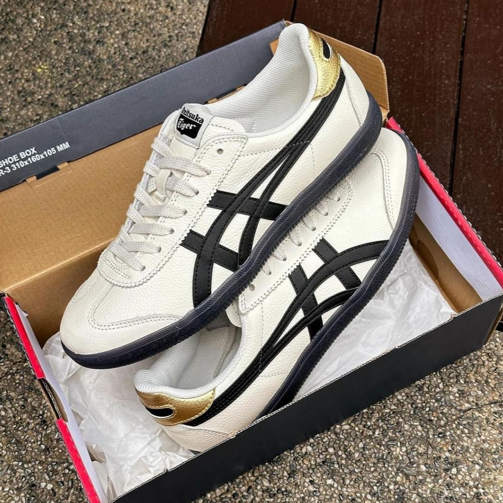 SEPATU ONITSUKA TIGER TOKUTEN CREAM BLACK GOLD ONITSUKA TIGER ORIGINAL ORIGINAL SNEAKERs SEPATU ONIT