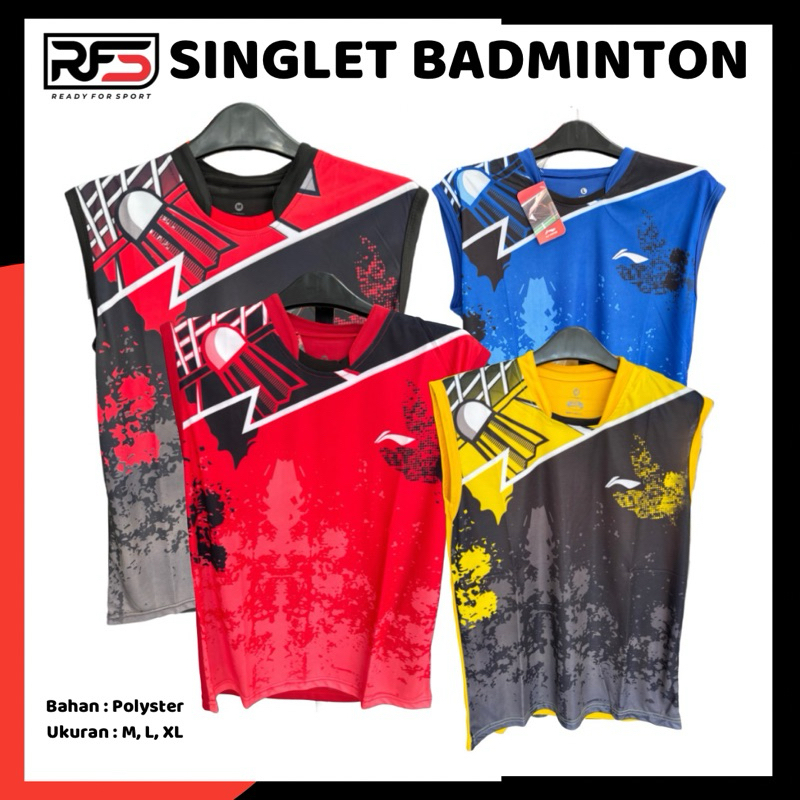 Singlet Badminton / Kaos Singlet Badminton / Baju singlet Badminton