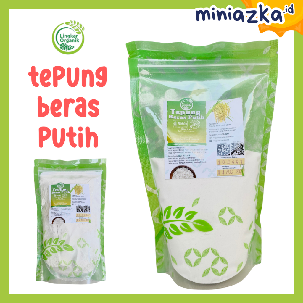 

Lingkar Organik Tepung Beras Putih Gluten Free 500gr