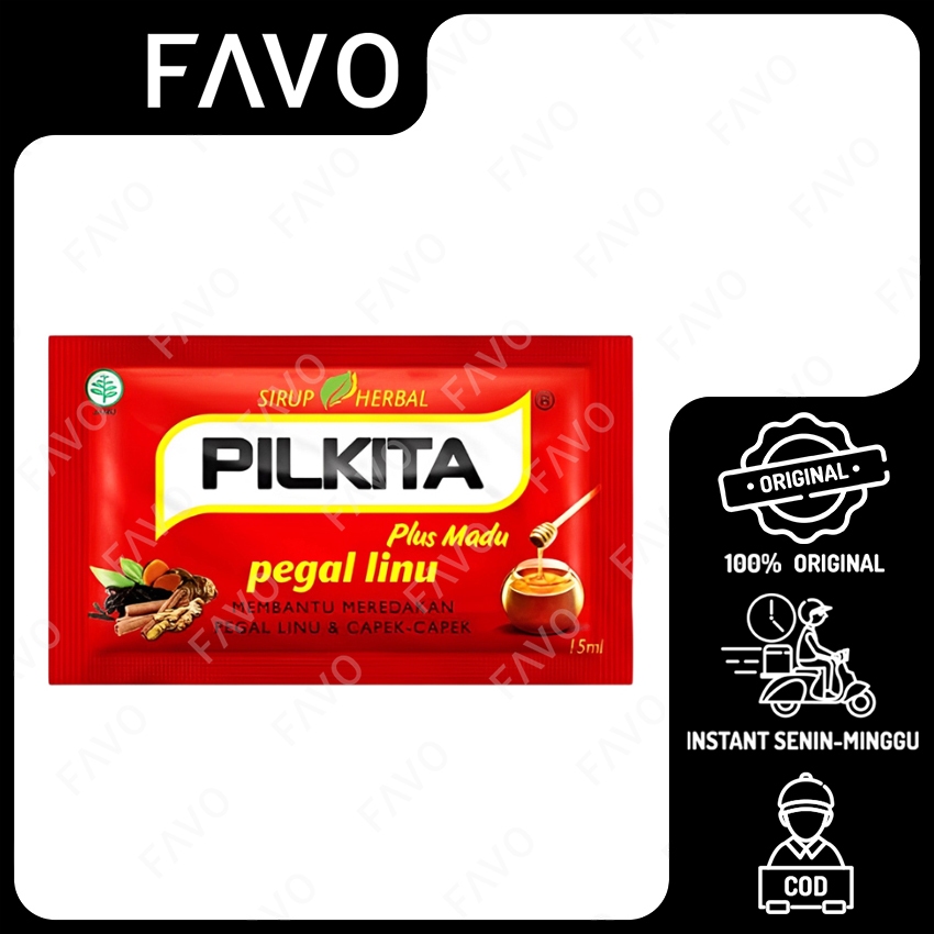 Pilkita Pereda Pegal Linu Sirup - 15 mL