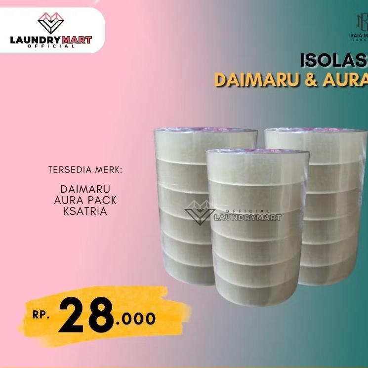 

ISOLASI ISI 6 DAIMARU AURA PACK LAKBAN SELOTIP 1 INCHI