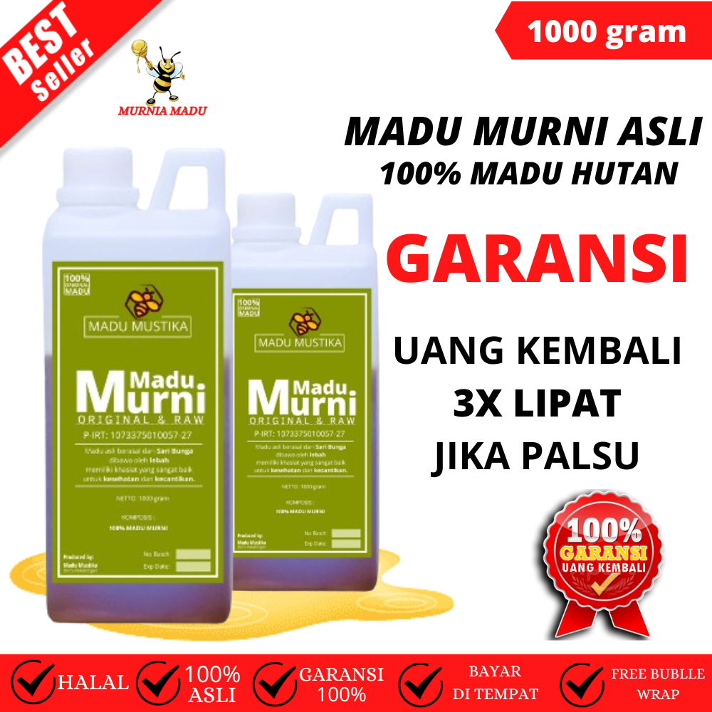 

MADU MURNI ASLI - MURNIA MADU OFFICIAL 1KG