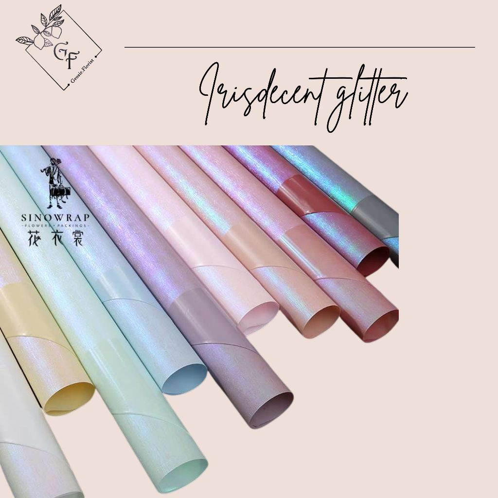

TERLENGKAP ECER IRIDESCENT GRADIENT METALIC FLOWER WRAPPING GRADASI MENGKILAP KERTAS BOUQET/KADO