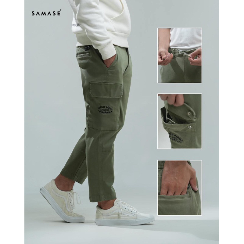 Samase Sirwal Cargo X015 Sage