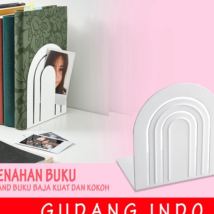 

HJ6 Penahan buku 15x13 cm stand dekorasi buku Pembatas buku