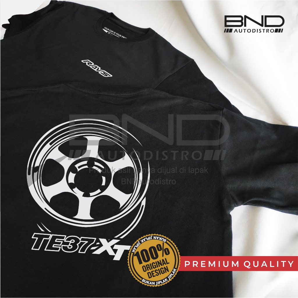 [BND] Kaos Rays TE37 XT - T-Shirt Baju Kaos TE37 Kaos Fortuner Pajero Sport Kaos Distro Pria