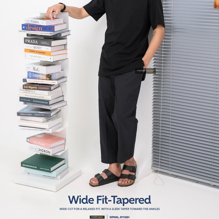 KODE G6D MOSLEMEPIC  Ayyash Wide FitTapered Ankle Pants Sirwal Ayyash