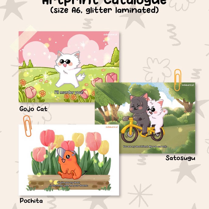 

Hematku ANIME CHIBI ART PRINT POSTCARD by chibikurinid