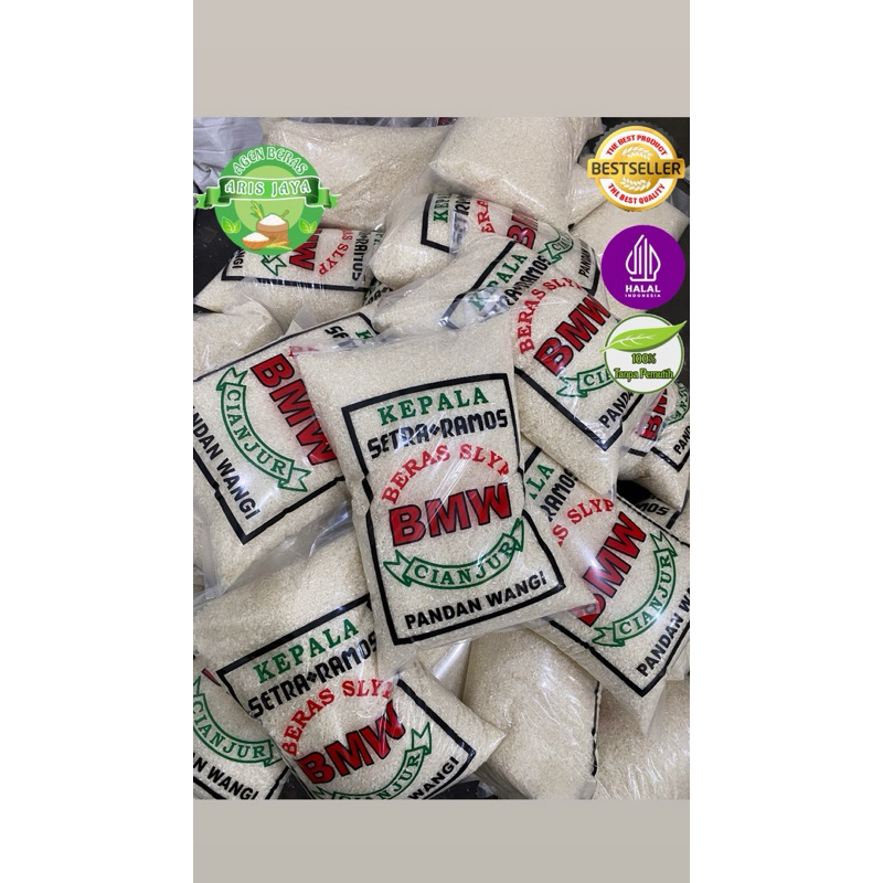 

RB22 Beras BMW Cianjur Halal 5kg 10kg 20kg