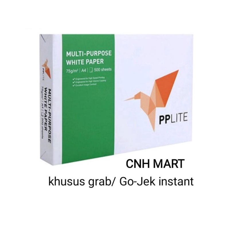 

KODE G24S kertas HVS A4 75 gram PP lite per rim 5 lembar