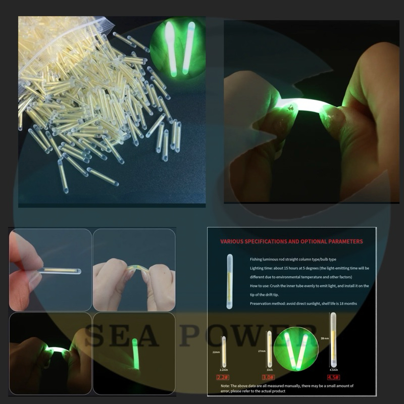 Starlet starlight Fosfor pancing fosfor pelampung pancing lampu pancing light stick pancing glow in 