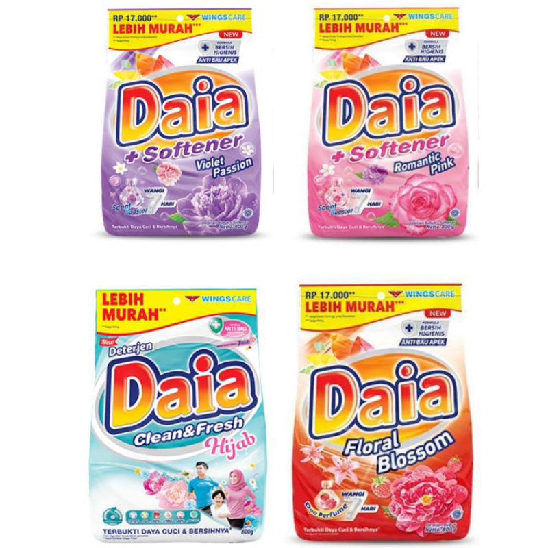 DETERGEN/DETERGEN BUBUK DAIA 800 GR