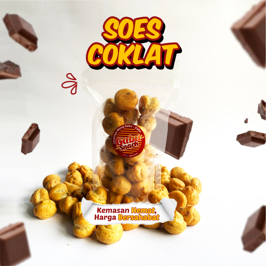 

Soes Cokelat 100 gr Kemasan Pouch