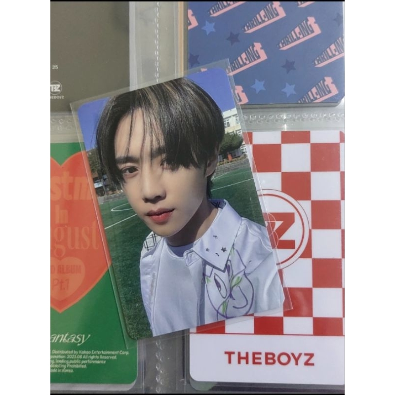 THE BOYZ PHOTOCARD SUNWOO KIM SUNWOO