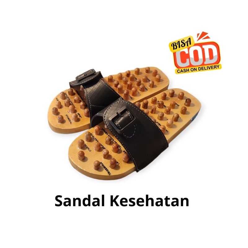 Sandal kesehatan refleksi rematik sandal kesehatan kayu sandal pijat refleksi