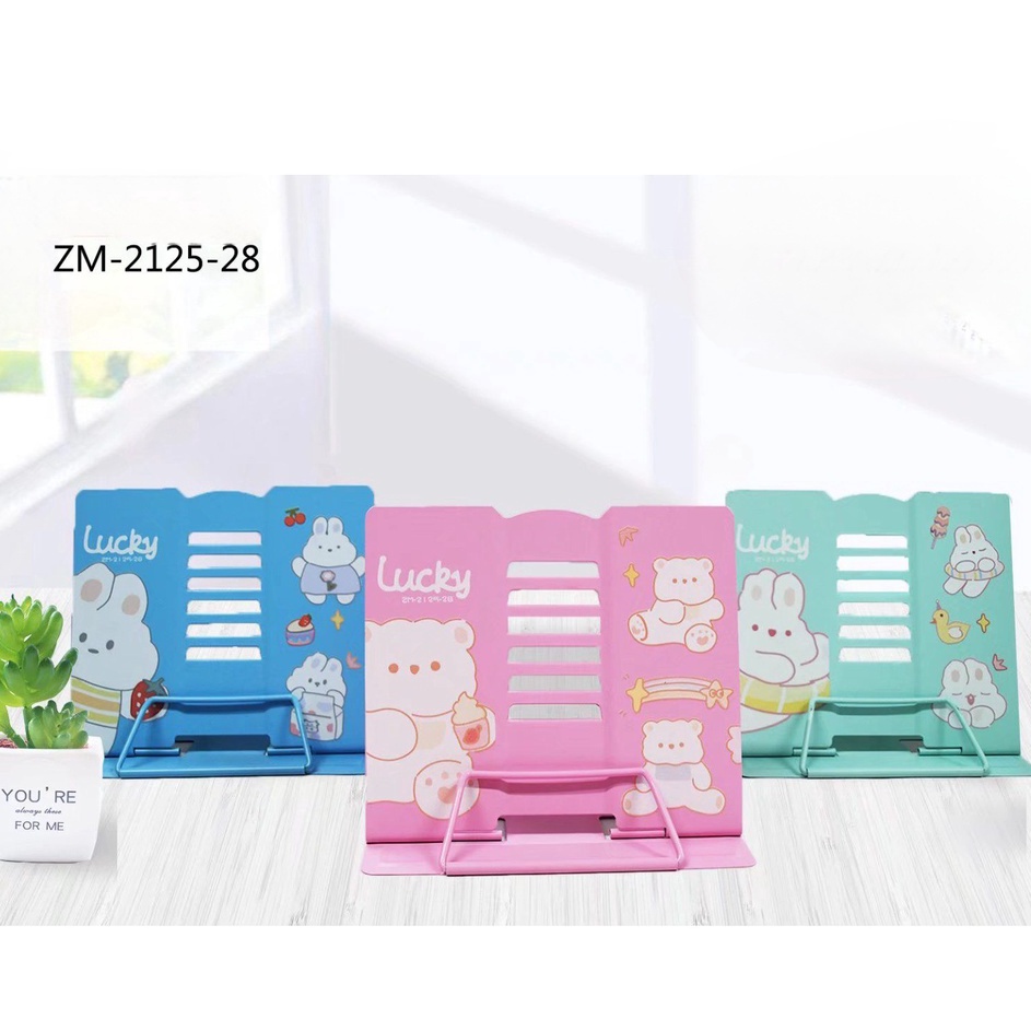 

KP8 GG Book Stand Besi ZMPenyangga BukuSandaran BukuBook End