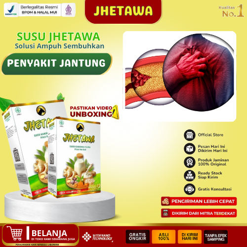 

Susu Kambing Etawa Bubuk Mengobati Jantung Obat Sesak Nafas DLL Herbal Jhetawa Goat Milk BPOM