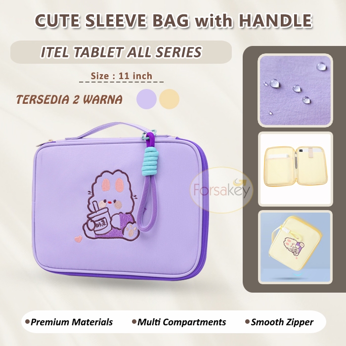 iTel Vista Tab Vistatab 10 10" 30 11" Tablet 10.1 11 Inch 4g LTE 2024 Cute Sleeve Pouch Bag Sarung T