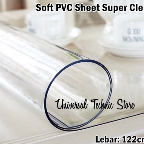 

Terbatas Plastik Mika Lentur Pembatas PVC Clear Lebar 122cm Tebal 9mm
