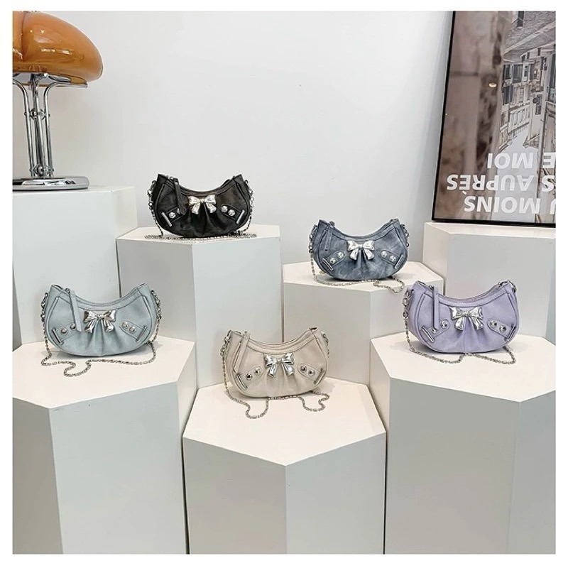 Tas Selempang Kulit Wanita Kecil Tas Hp Cewek Rantai Mini Slingbag BZ 3239