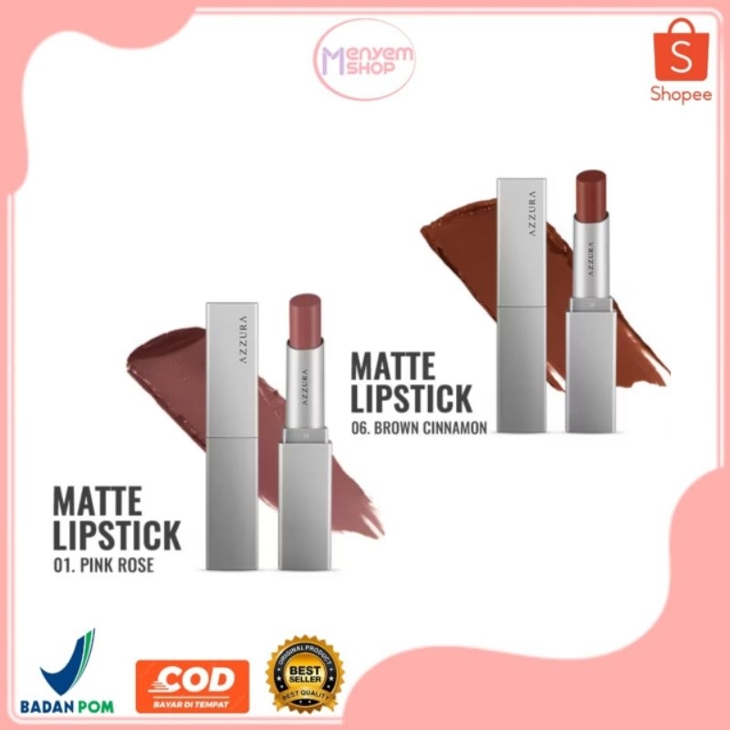 AZZURA Paket Matte Lipstik 3G Ombre | Paket Lipstik Ombre Lengkap & Murah