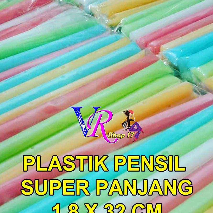 

DISCOUNT Plastik Es Pensil 18x32 cm 25 gr Plastik Pensil Super Panjang Termurah