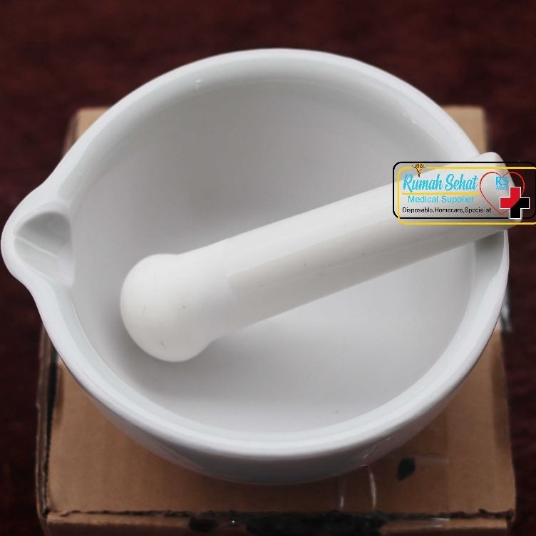 Spesial Hemat Lumpang Alu Mortar Stamper 13Cm Alat Penumbuk Resep Farmasi